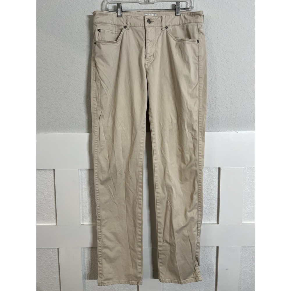 Peter Millar Men's Golf Performance Five-Pocket Pant Size 34x32 Khaki Sand